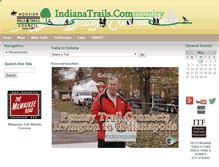 Tablet Screenshot of indianatrails.com